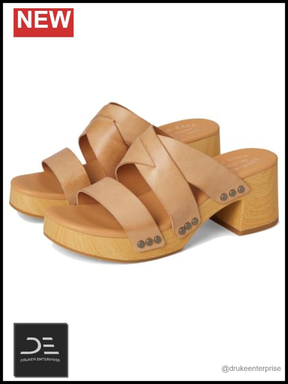 Kork-Ease Emersen Platform Slide Sandals Women's Leather